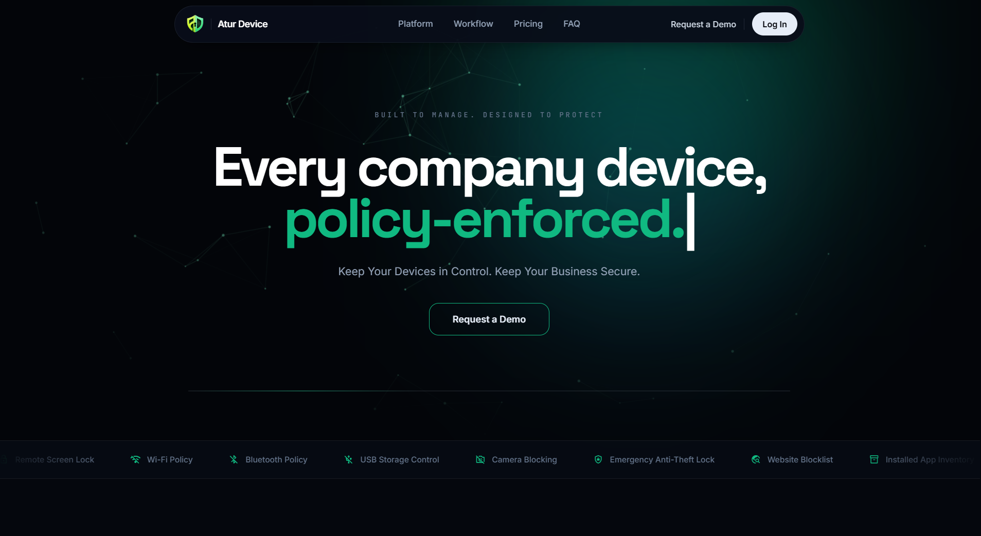 AturDevice - Endpoint Command & Control for Indonesian Enterprise